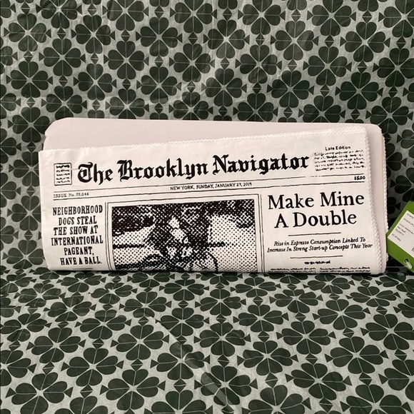 Kate Spade Newspaper Clutch - Picture 1 of 10